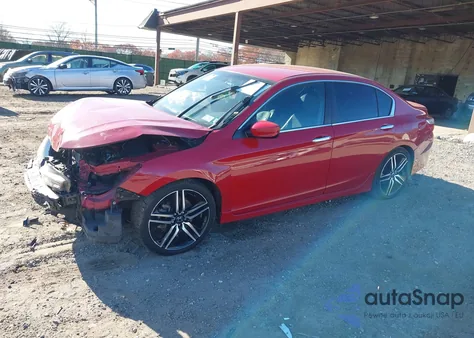 2017 Honda Accord Sport from USA, damaged, VIN 1HGCR2F54HA261754
